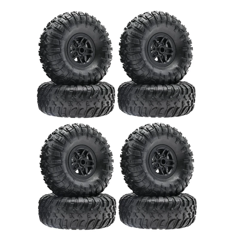 8Pcs RC Car Tires Tyre Wheel Upgrades Accessories For MN D90 D91 D96 D99 MN90 MN99S 1/12 RC Car Spare Parts