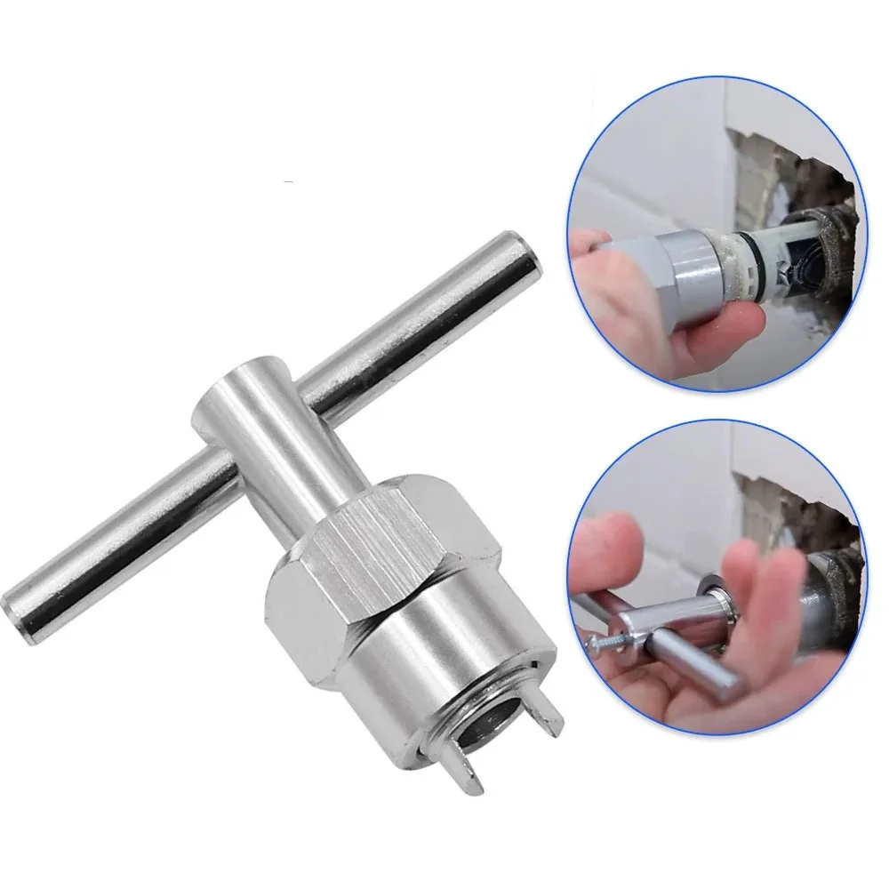 Bathroom Valve Cartridge Puller Hand Removal Tool For 1200 1222 1225 Single Handle Faucet Maintenance