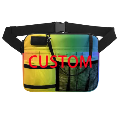 Immagine 7: Borsa da Cintura con Stampa Medica - Marsupio Multiuso con Tasche in Rete, Cinghia Regolabile, Regalo per Infermieri e Dottori