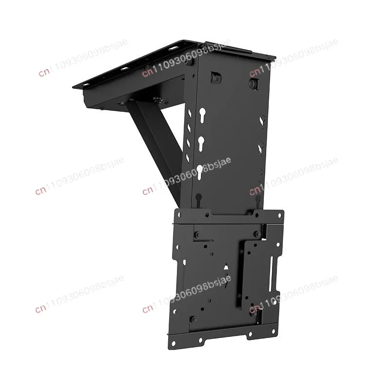 80Kg hidden electric pull-down flip TV lift 32 85 inch ceiling TV stand and cart