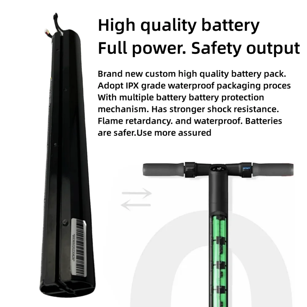 나인봇 세그웨이 전동 스쿠터용 36V 5200mAh 지능형 배터리, ES1/ES2/ES3/ES4/E22/E25 호환 내부 조립형