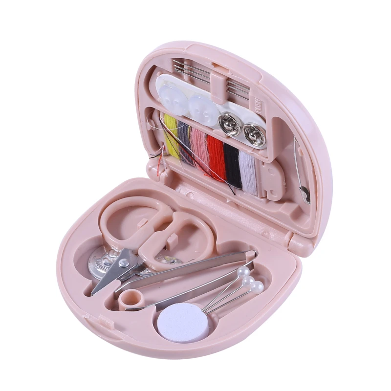 Home Travel Sewing Kit Box Exquisite and Portable Mini Portable Sewing Kit Needle Sewing Box Sewing Tools Box
