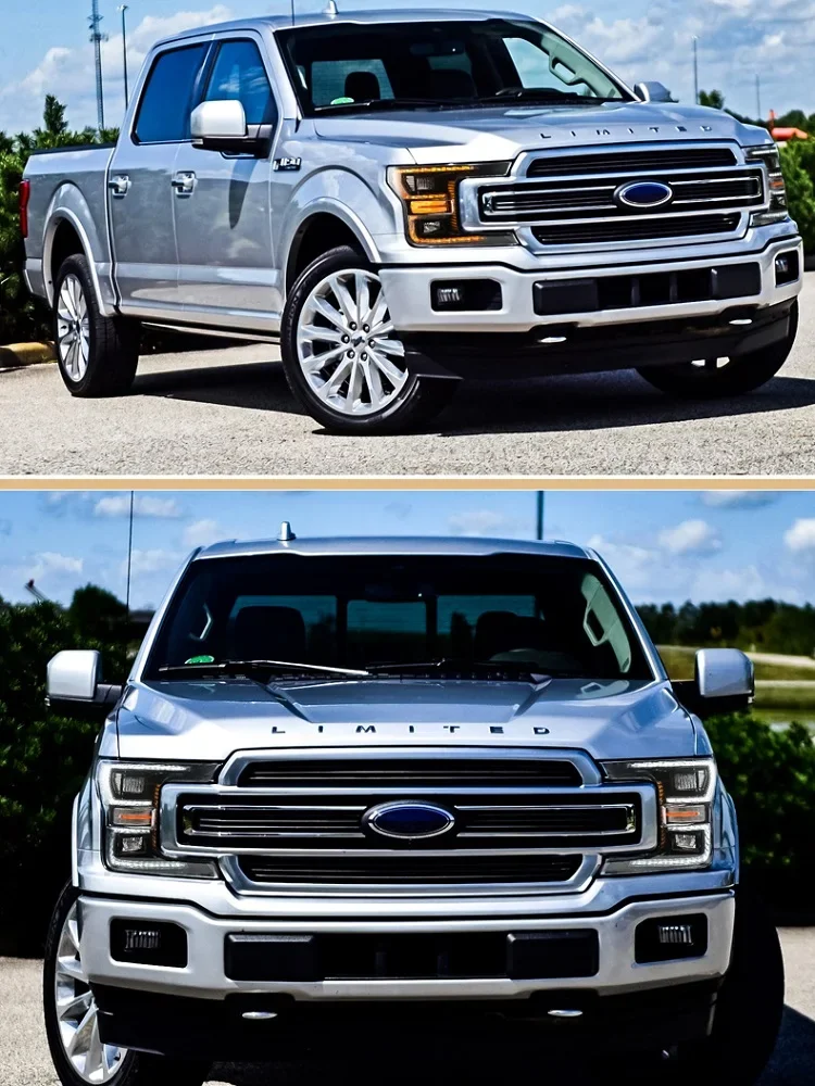 Auto LED System High Low Beam DRL Headlamp Modified LED Headlight Assembly For Ford F150 2018-UP