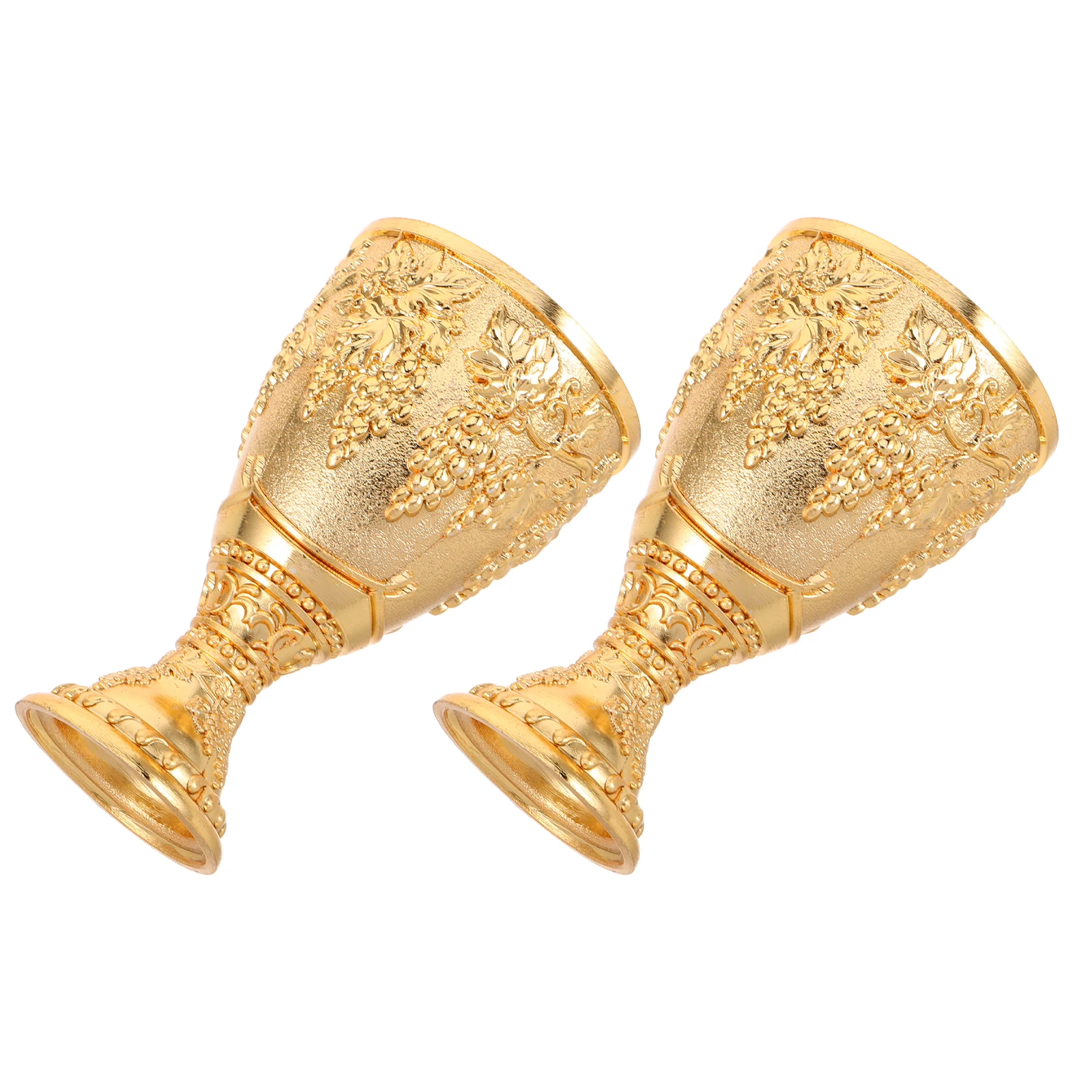 

Metal Wine Glass Drinking Goblets Creative Cup Chalice Beer Beverage Copper Cups