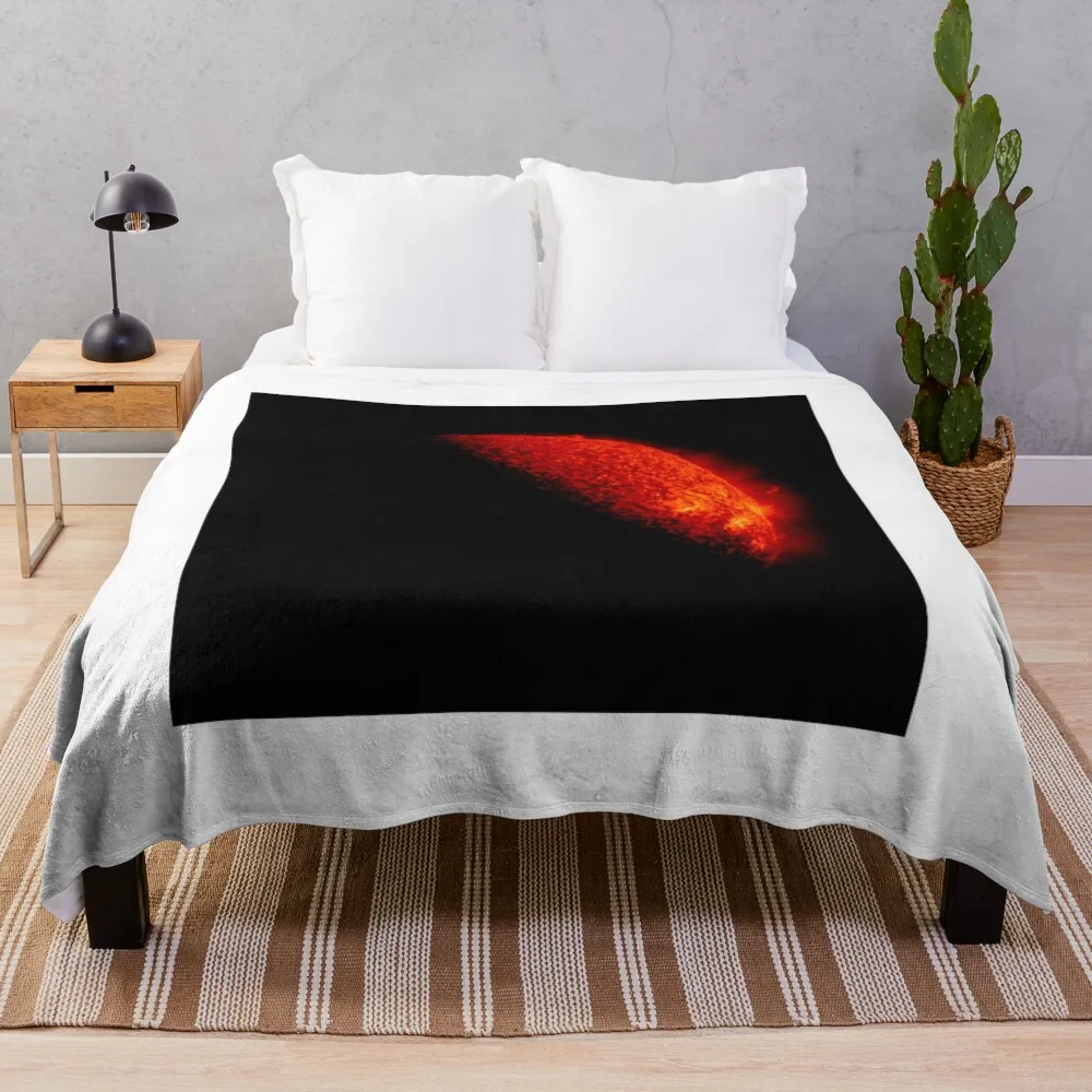 SDO view of the Sun eclipsed by Earth (C014/8089) Throw Blanket manga Thermal For Baby Blankets