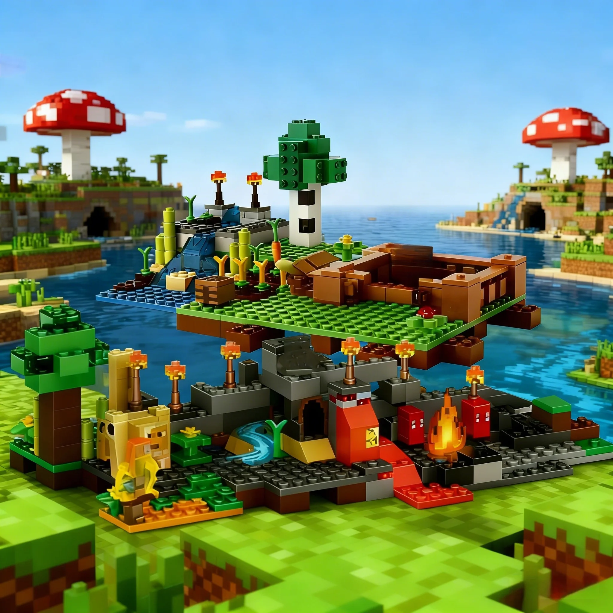 

Штабелируемый набор блоков для наблюдательных значений на ферме и пожаре | Домашний декор | Идеальный праздничный подарок на день рождения