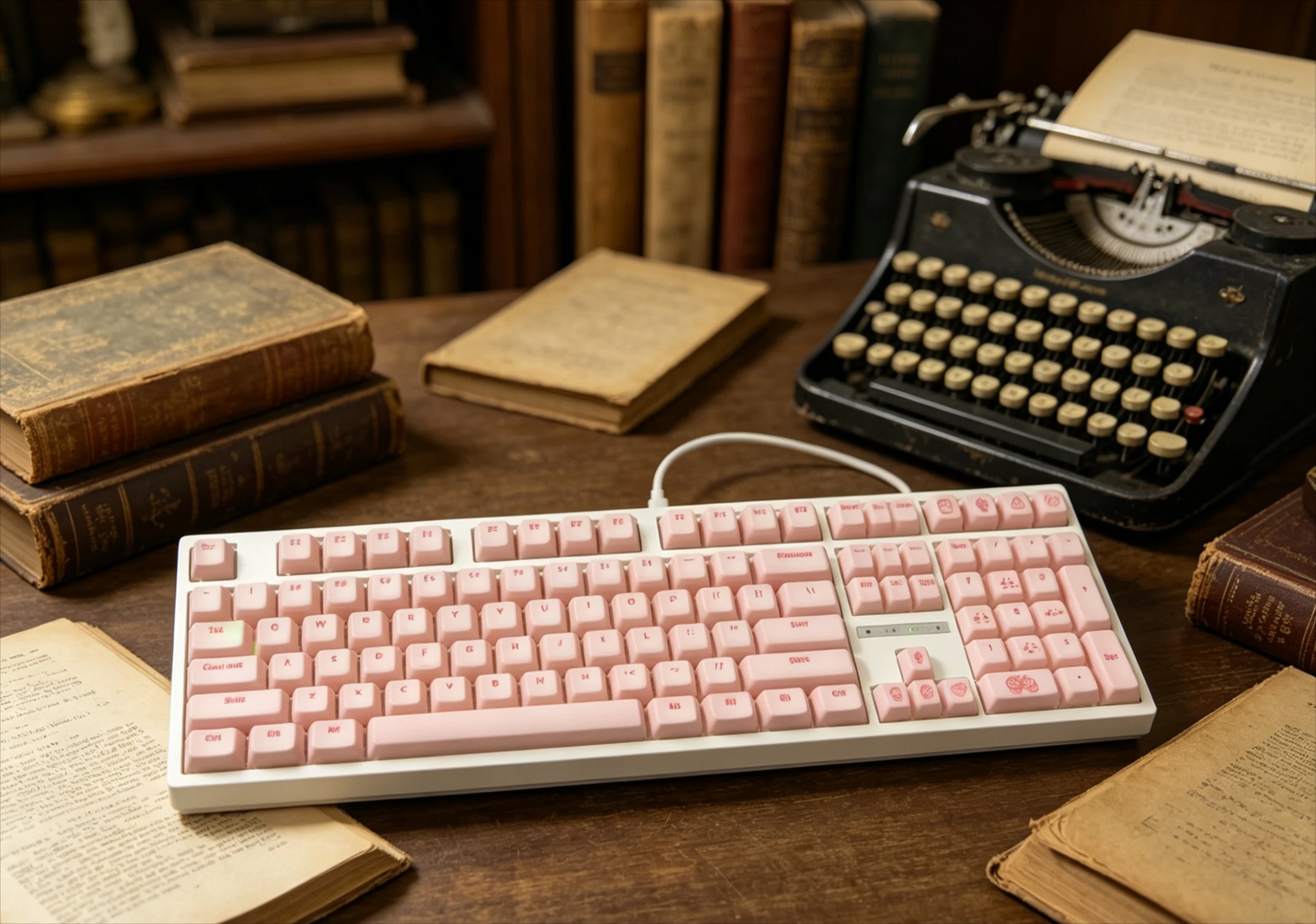 113 Keys Silicone KeycapsJelly Pudding Skin-Friendly Double-Layer  for 61/87/108 Custom Gaming Mechanical Keyboard  Pink Key Cap