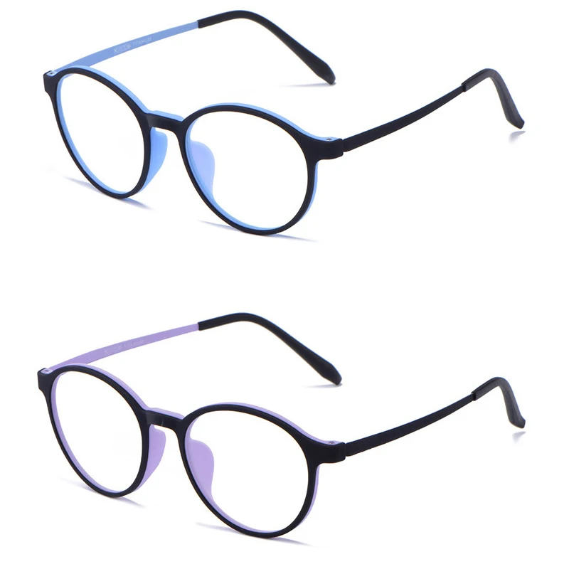 Progressive photochrome Lesebrille aus Titan, Unisex, Multifokus, Anti-Blaulicht-Business-Brille, runder TR90-Rahmen – Detail 16