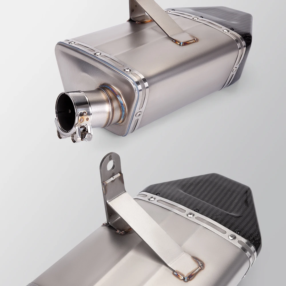 FOR 765RS 765RR 765R Stainless Steel Exhaust Bottom Exhaust Box End System Muffler