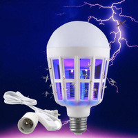 220V Electric Mosquito Killer LED Light Lamp Bulb E27 Killing Fly Bug 9W Insect indoor Anti-Mosquito Repeller For Home Night