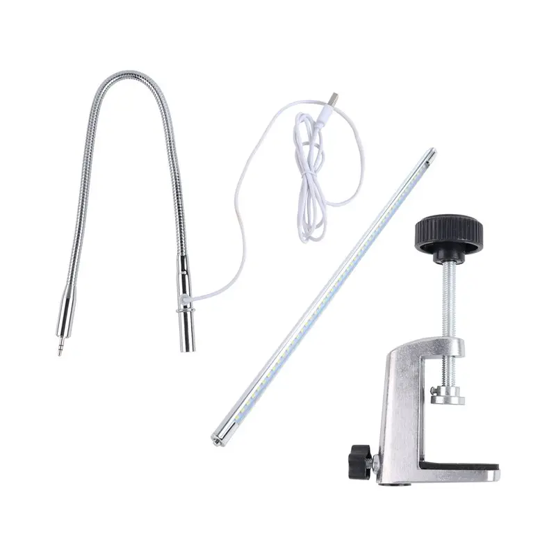 A84X-USB Adjustable LED Desk Lamp With Clamp- Beauty Light For Manicure, Reading, Eyelash Extension, Eyebrow