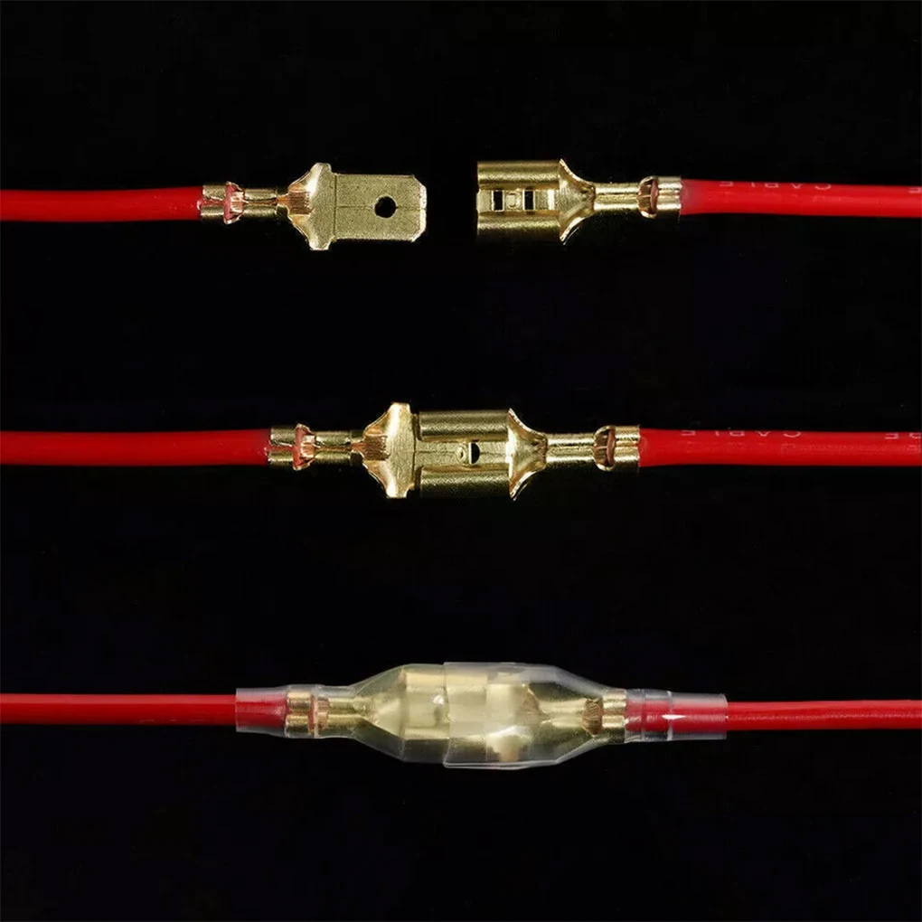 Terminal Block Cold Pressed Connector Kit With 900pcs Male And Female Butt Joint 2.8/4.8/6.3 Steel