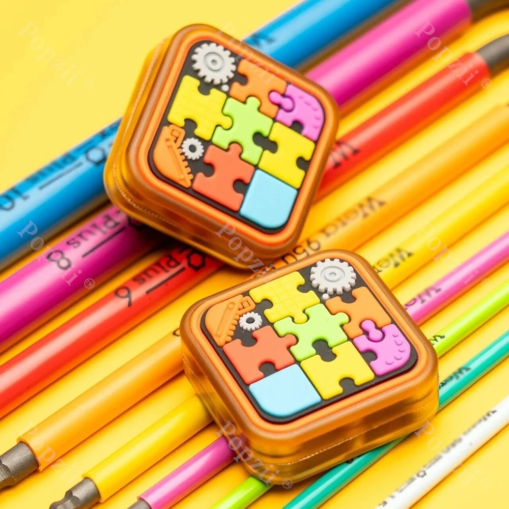 HF EDC Unlimited Push Slider Magnet Fidget Slider Fidgeting Toy Fingertip Tricks EDC Flips Adults Stress Relief Toy Anxiety Toys