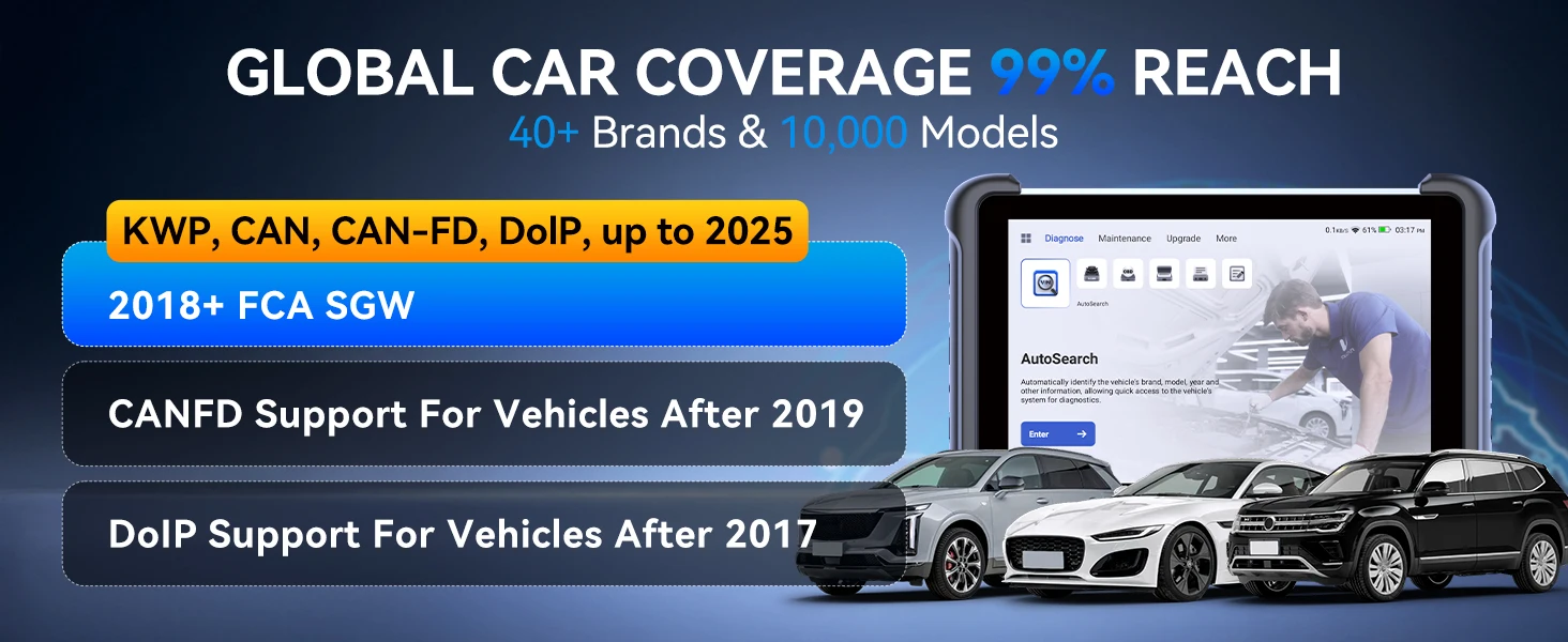 MUCAR 892BT Schlüsselprogrammiergerät AI Kfz-Diagnosetool Bidirektionaler OBD2-Scanner ECU-Codierung CANFD DOIP 35 Reset-Funktionen Lebenslang Kostenlos – Detail 29