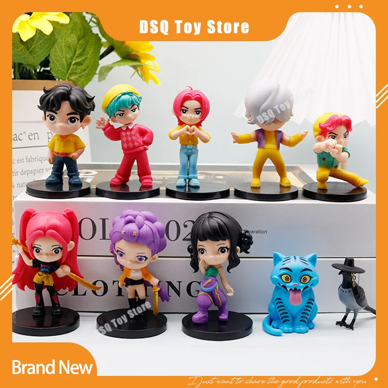 

Kpop Witch Hunter Group Фигурки Игрушка Мультяшная Кукла Тигр Ворона Руми Зои Периферийные устройства Gashapon Кукла Орнамент Модель