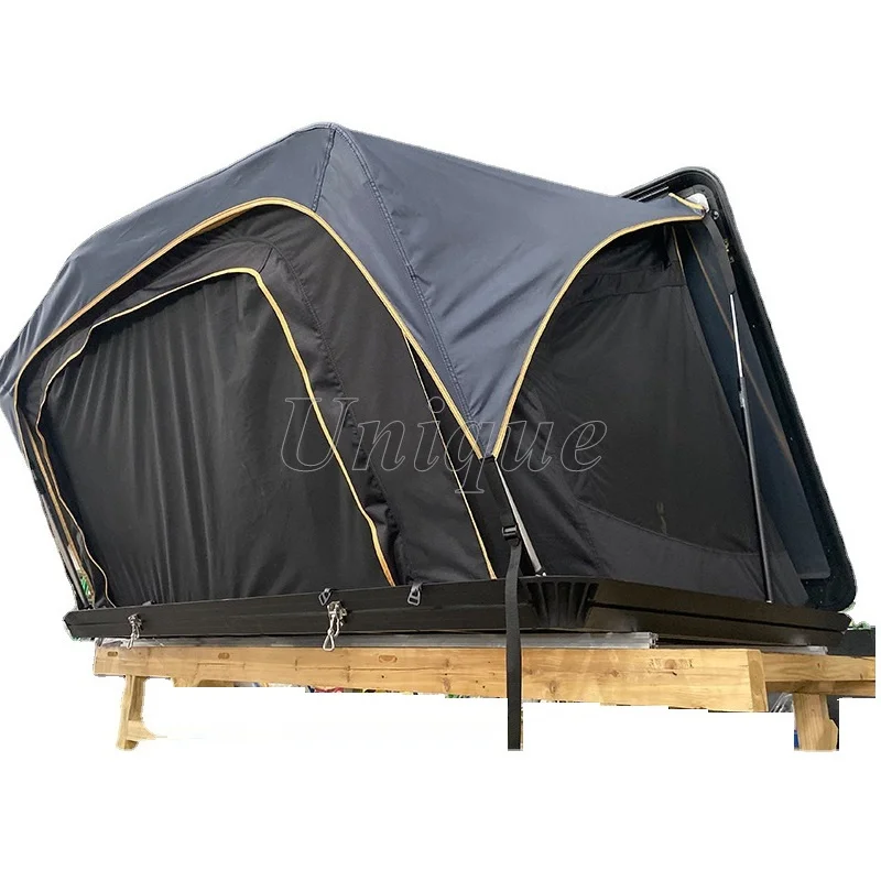 

Foldable Triangular Car Tent for Camping, Aluminum Shell, Side Open Roof, Special Off-Road Vehicle, Outdoor Self Driving Trip