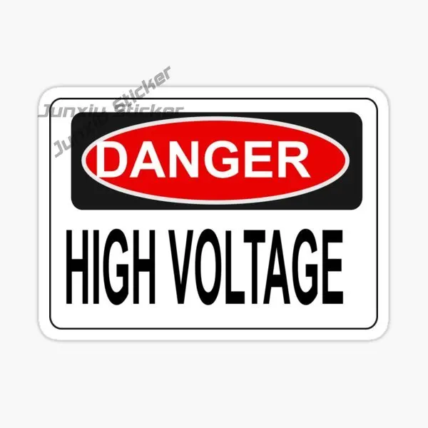 

DANGER HIGH VOLTAGE Vinyl Waterproof Self Adhesive Car Stickers