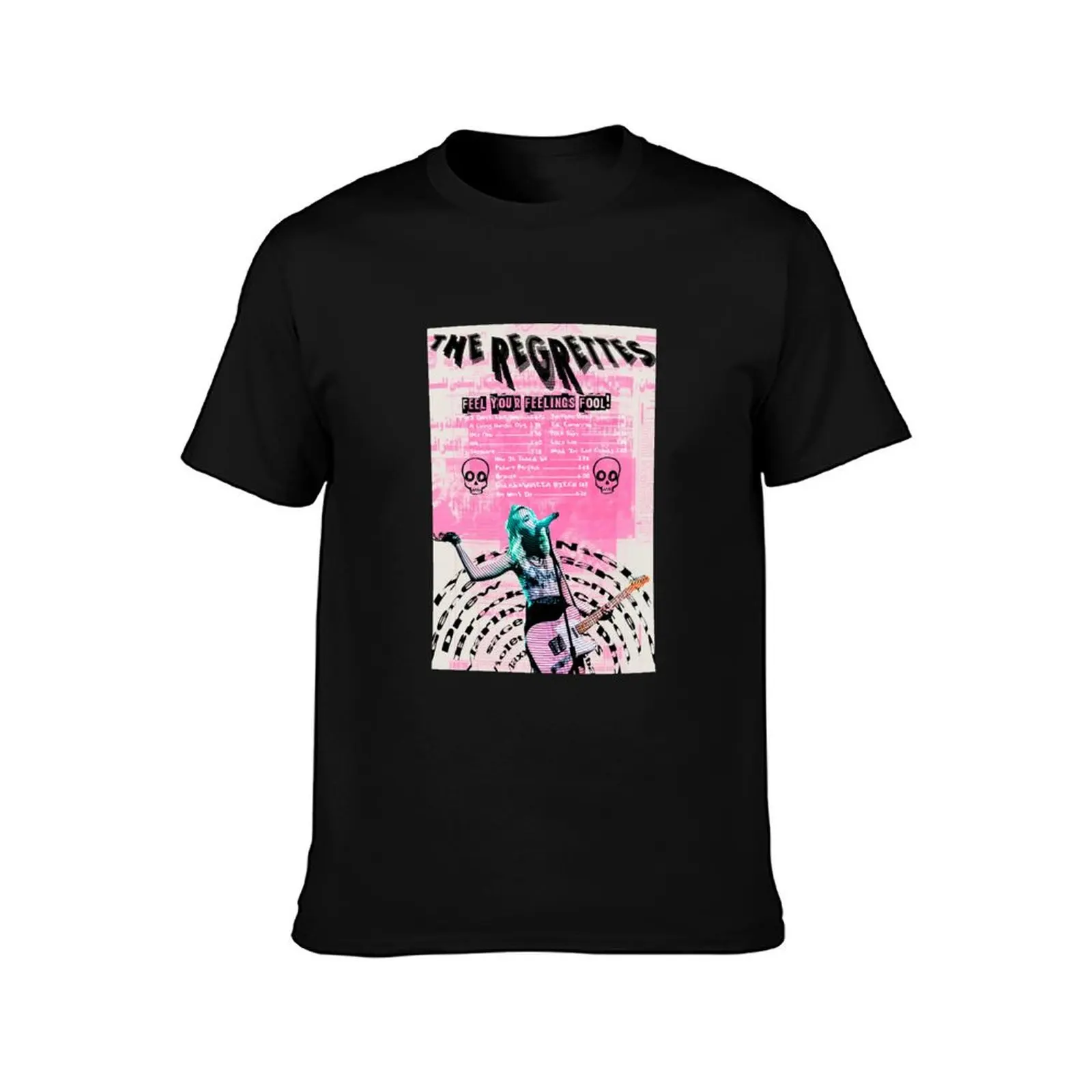 The Regrettes band Vintage T-Shirt Large Size Casual Short Sleeve Top
