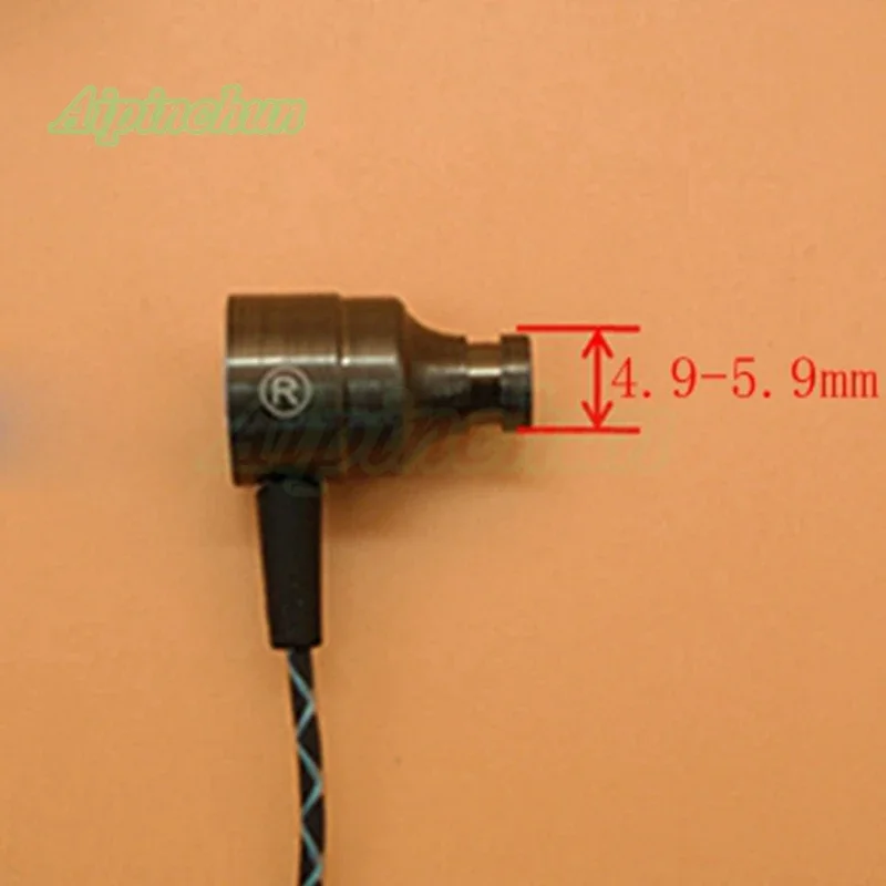 Aipinchun 2Pairs Noise Isolating Earbud Eartips Memory Foam Ear Tips Earplugs Cover T400 4.9mm For In Ear Earphone Headphones