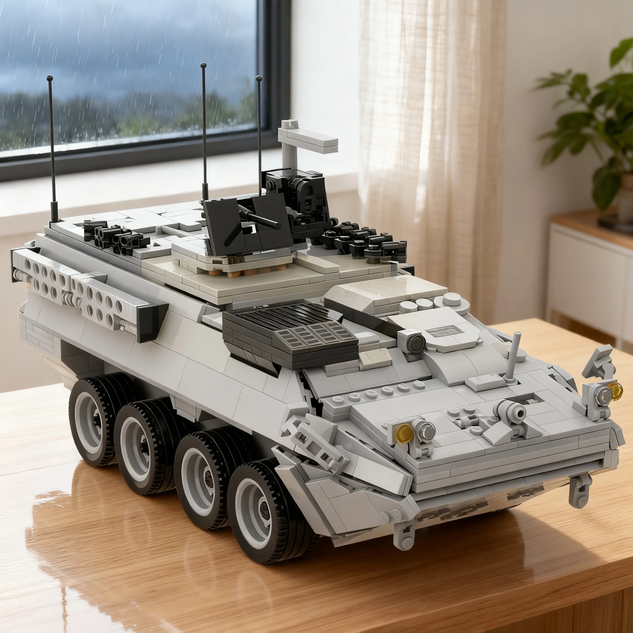 1702pcs MOC M1131 Fire Support Vehicle Model Building Blocks Christmas Gift Architecture Toys DIY Birthday Collection Assemble