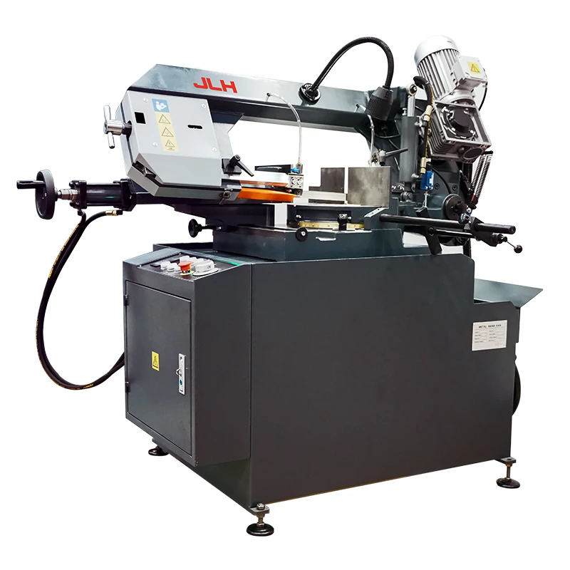Semi Automatic Metal Band Cutting Machine Belt Break Protection High Precision Metal Edge Trimming Processing Equipment