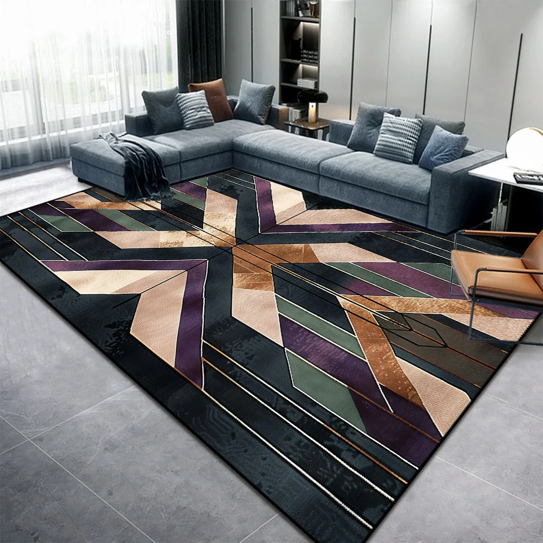 Modern Abstract Living Room Carpet Rugs for Bedroom Home Decor Leisure Rug Washable Lounge Coffee Tables Floor Mats 140x200cm