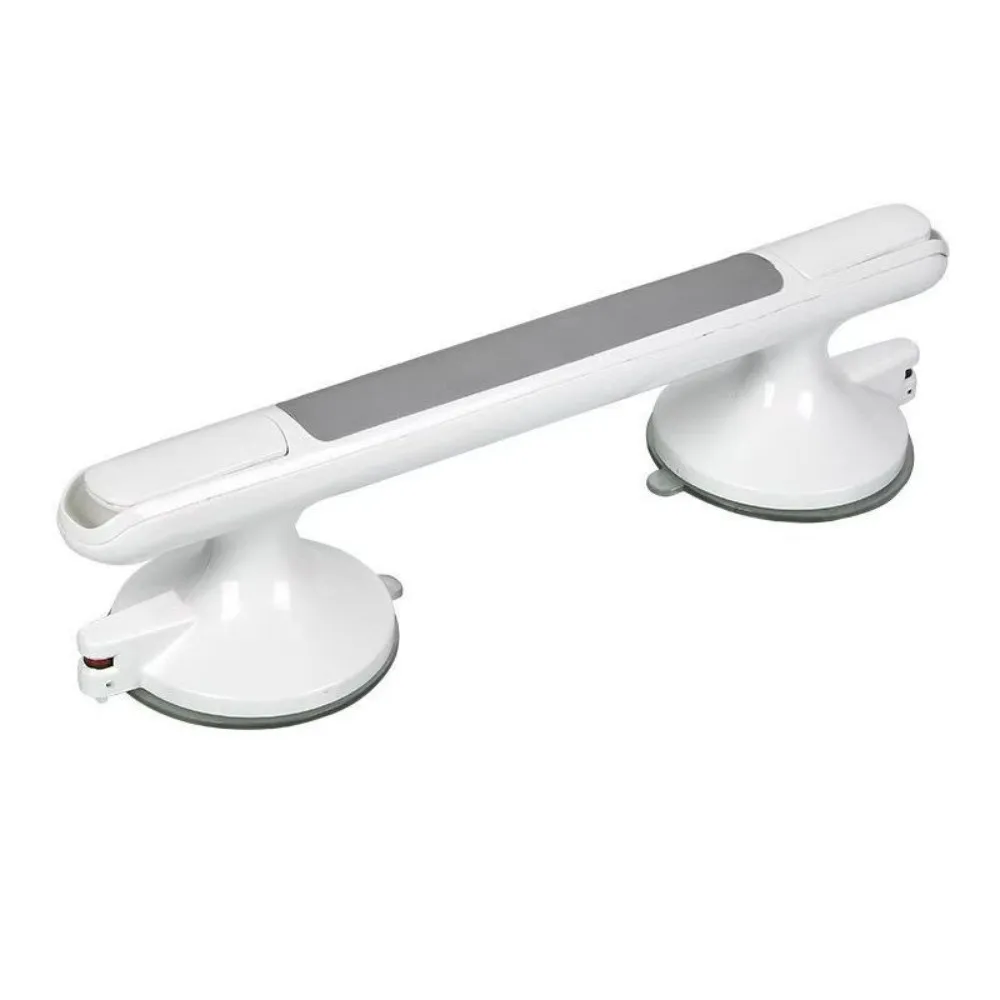 Plastic Suction Cup Handles Anti-Slip No Drilling Required Bath Safety Grab Bars Bath Safety Bathroom Handrail Elderly Care