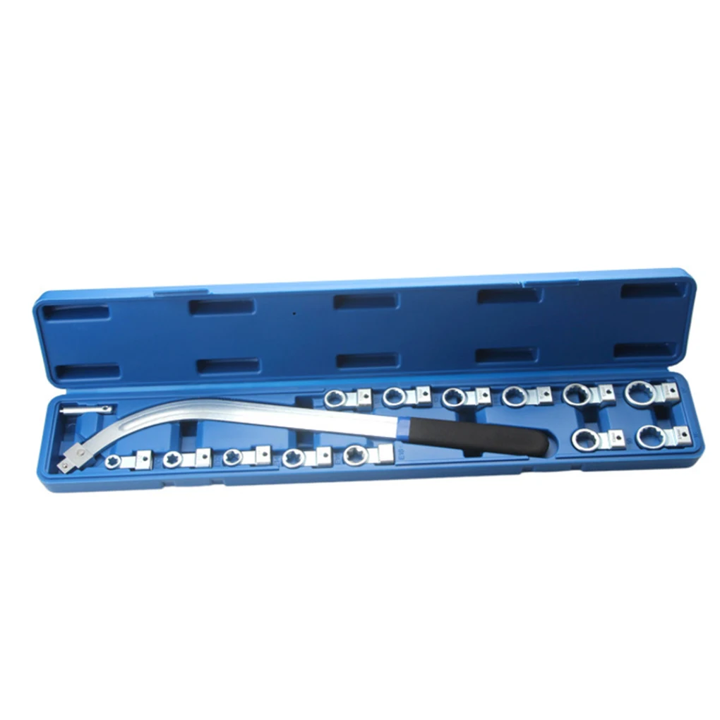 

Tensioner Adjustment Wrench Set With Belt Tensioner Spanner Featuring Arc-shaped Handle Narrow Engine Spaces