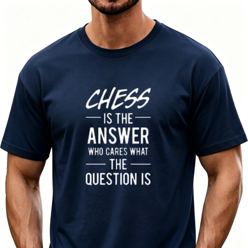 Chess Is The Answer Funny Lett - огляд і ціна Board Game Quote
