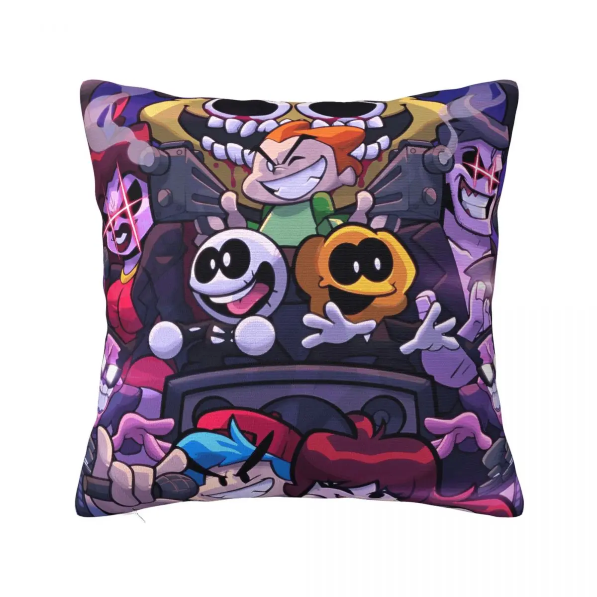 Friday Night Funkin FNF Games Gamer Pillow Cases Cushion Covers Custom Polyester Decor Pillowcover for Car 18