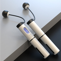 Intelligent electronic counting cordless skipping rope, fitness exercise indoor sports skipping rope timed skipping rope
