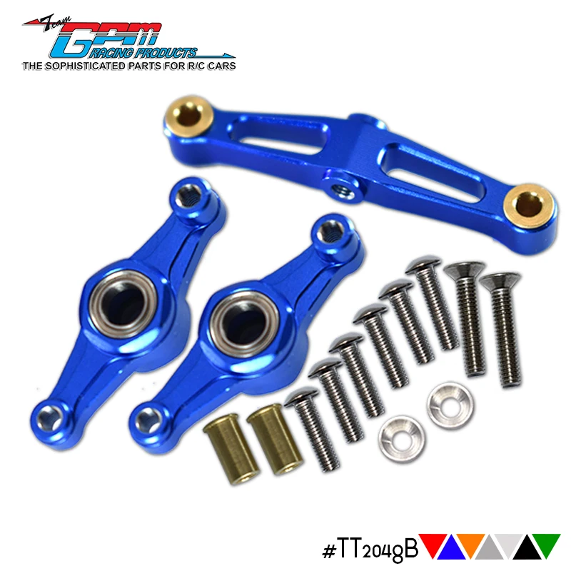 GPM Aluminium Steering Assembly With Bearing For TAMIY TT02 TT02B TT02T