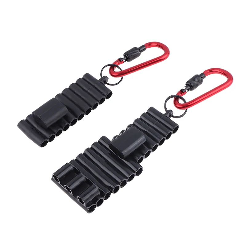 1 pc portátil de borracha chave de fenda bit titular com mosquetão chaveiro bits titular multi cruz driver bit organizador manga titular