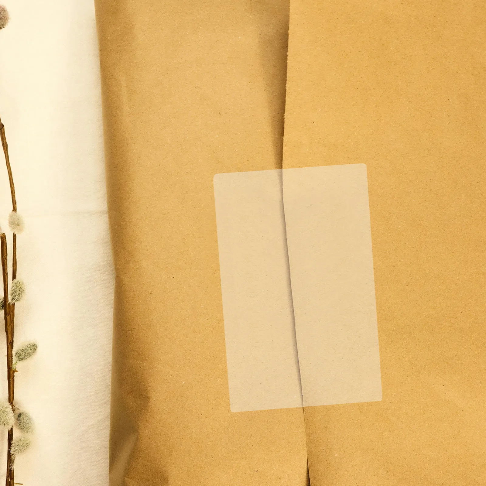 

1000Pcs Transparent Seal Stickers Clear Rectangle Adhesive Label Protector Waterproof for Shipping Boxes Envelopes Package