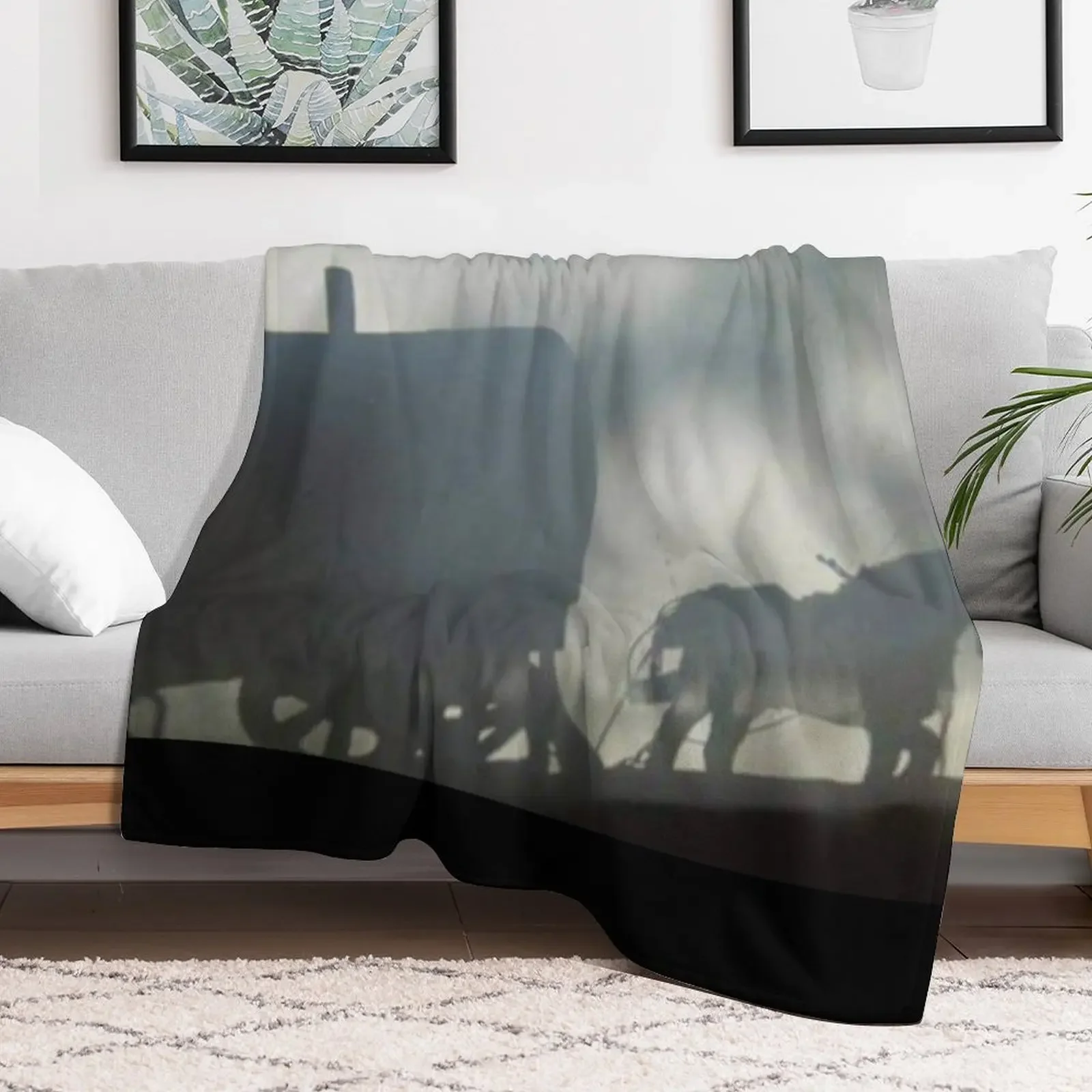 Wandering Nomad Throw Blanket for sofa Furrys manga Blankets