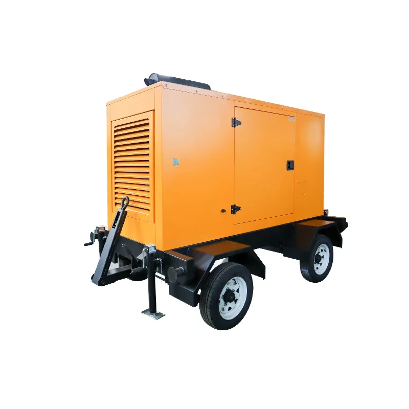 

Chinese Movable Power Silent Mobile Generator With Trailer
