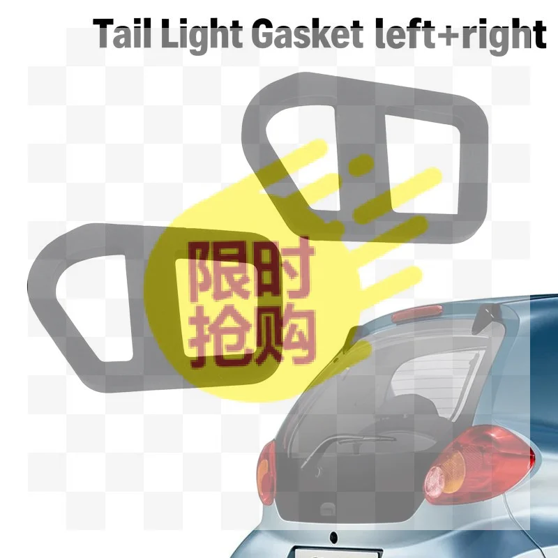 【CMO】2Pcs Tail Light Gasket Sealing And Waterproof Gaskets For Aygo MK1 2005-2014 Car Accessories