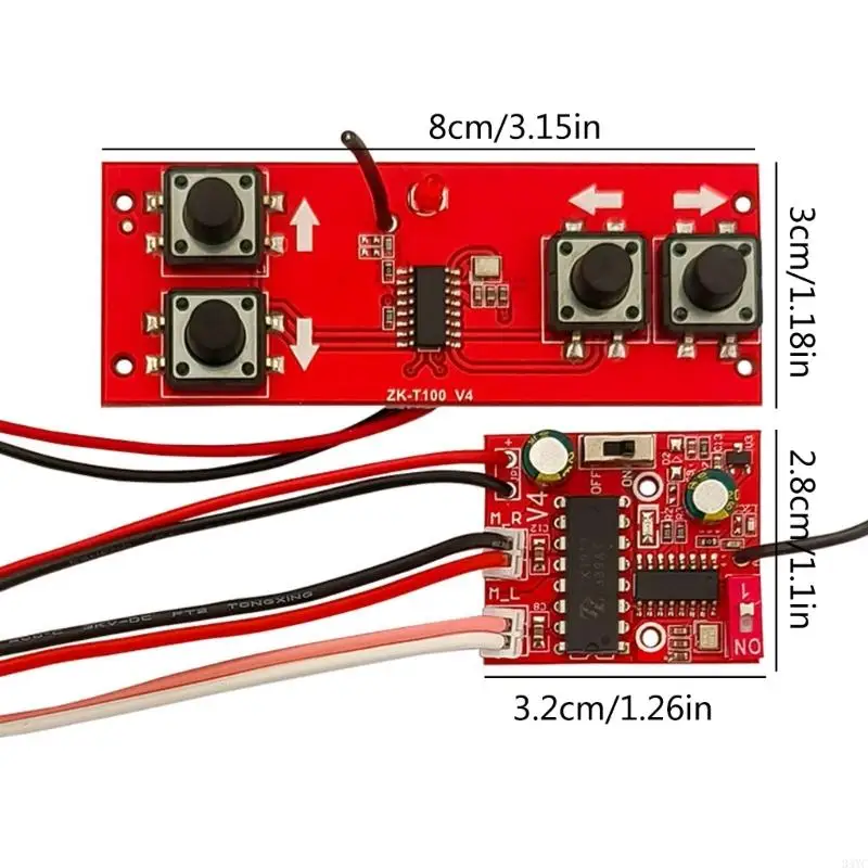 34YC 4-Channel 2.4G Remote Control Receiver Module BAINE