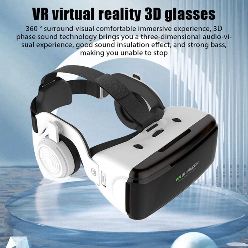 3D Glasses VR Glasses Virtual Reality Viar Goggles Headset Devices Smart Helmet Lenses For Cell Phone Mobile Smartphones Viewer