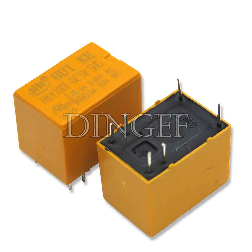 Relay HK4100F-DC12V-SHG HK4100F-DC5V-SHG 6 pin 3A 3V / 5V / 9V / 12V / 24V HK4100F-DC24V-SHG HK4100F-DC3V-SHG