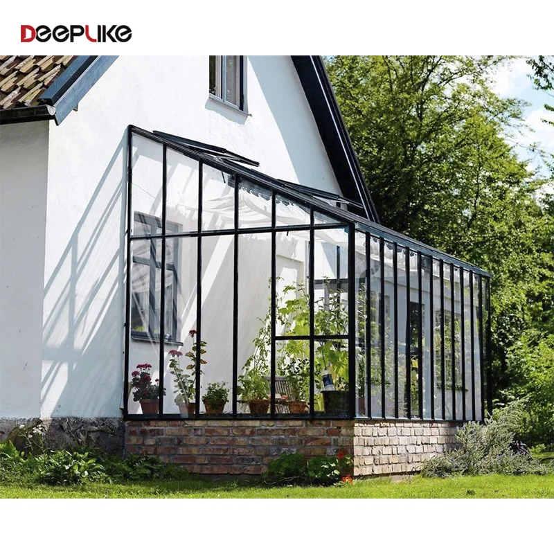 Custom Aluminum Sunroom Conservatory Winter Garden, 4‑Season Patio Enclosure with Low‑E Insulated Tempered Glass