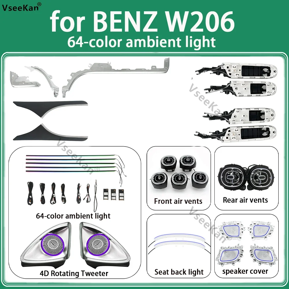 For Benz C W206 ambient light 1:1mold special style Symphony lights ambient light car Lights interior atmosphere