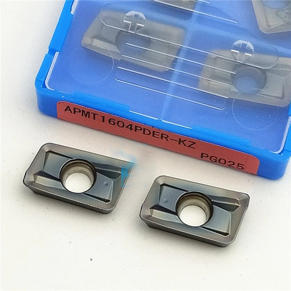 Original Cheap Inserts APMT1604PDER-KZ PG025 Cutter CNC Center APMT1604PDER-KZ PG035 Cutting Tools Lathe Milling Machines Metal
