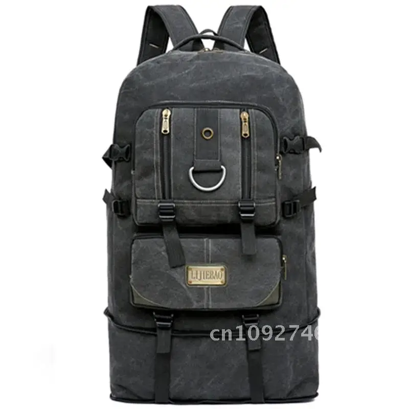 

Large Capacity Retro Canvas For Backpack Travel Leisure And Backpack Mountaineering Outdoor Storage Designer Luggage Women Men