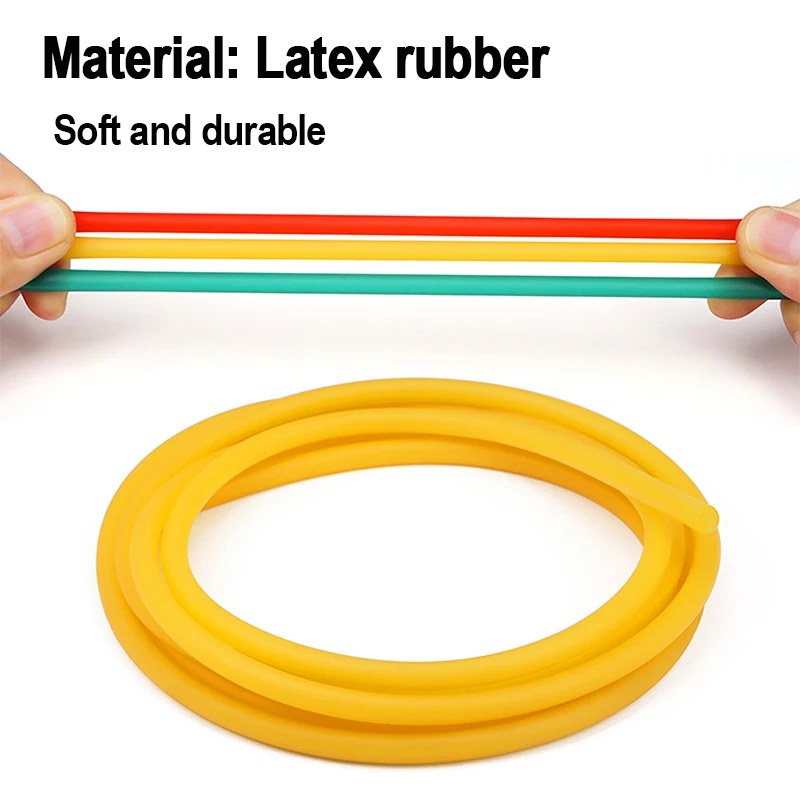 3/5/10m Latex-Gummischläuche ID1.6/1.7/1.8/2/3/4/5/6/8mm für Schleudern, Katapulte und Speerguns – Elastische Gummibänder und Schläuche – Detail 3