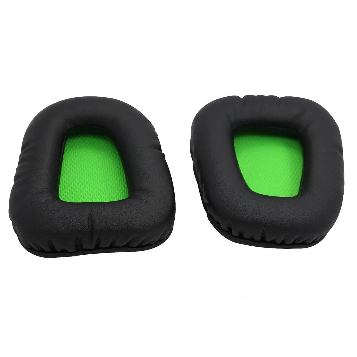 Substituição macio espuma earpads almofadas de ouvido capa almofada copos muffs verde bandana para razer chimaera electra v2 7.1 usb headsets