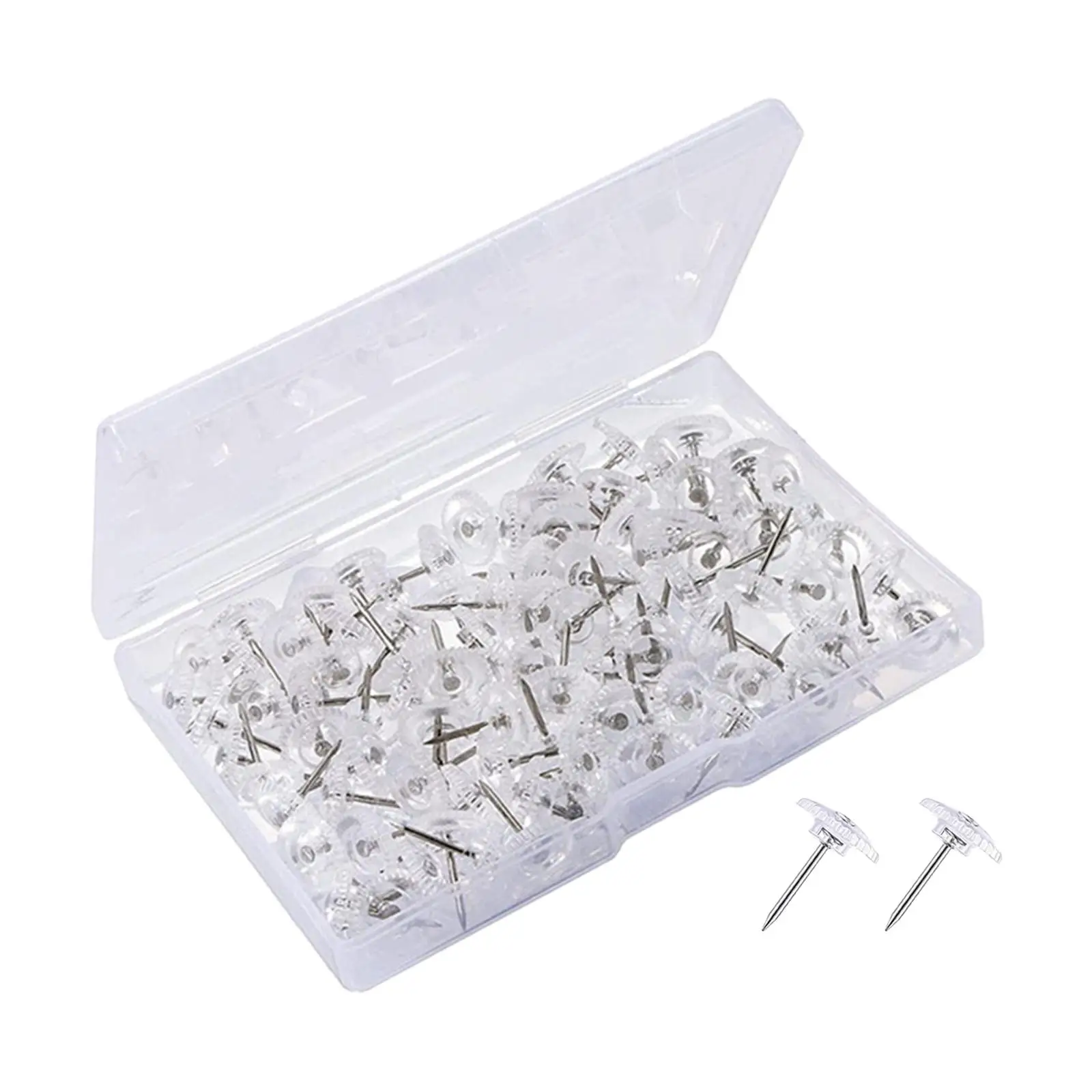 200 Push Pins Cork Boards Paper Pictures Notice Board Craft
