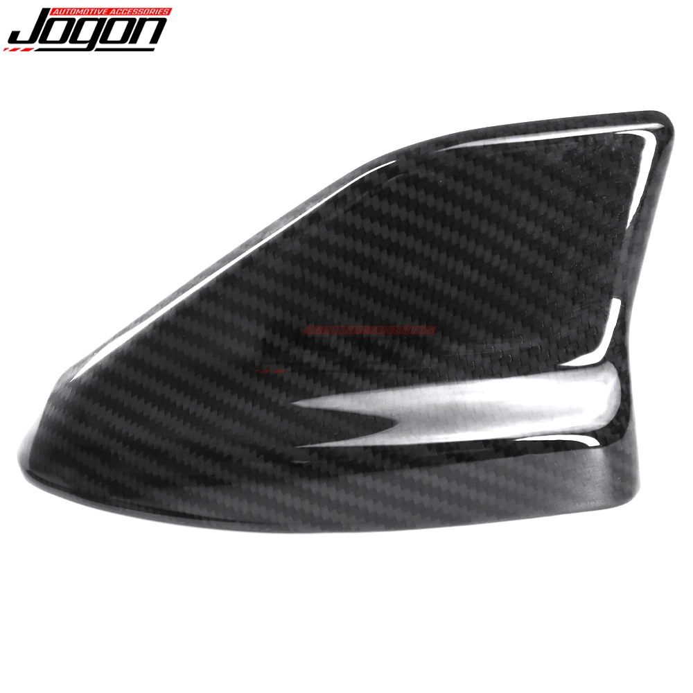 Real Carbon Fiber For Ford Mustang Dark Horse EcoBoost GT S650 2024 Car Roof Antenna Stickers Shark Fin Cover Trim Accessories