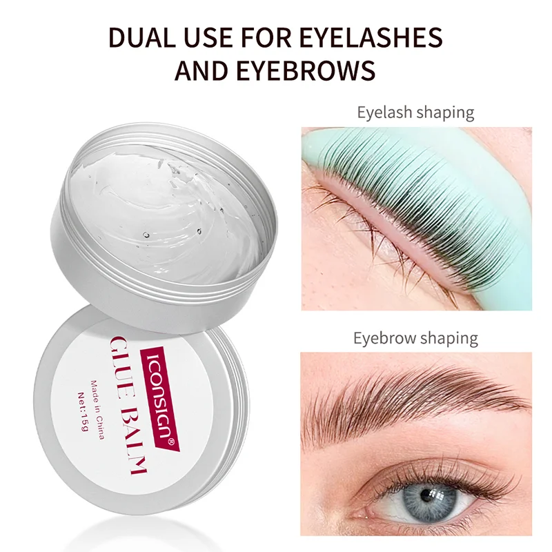Lash Lift Glue Balm Brow Lifting 10 sekund utrwalania Wodoodporne narzędzia do makijażu oczu Dostosuj swoje logo