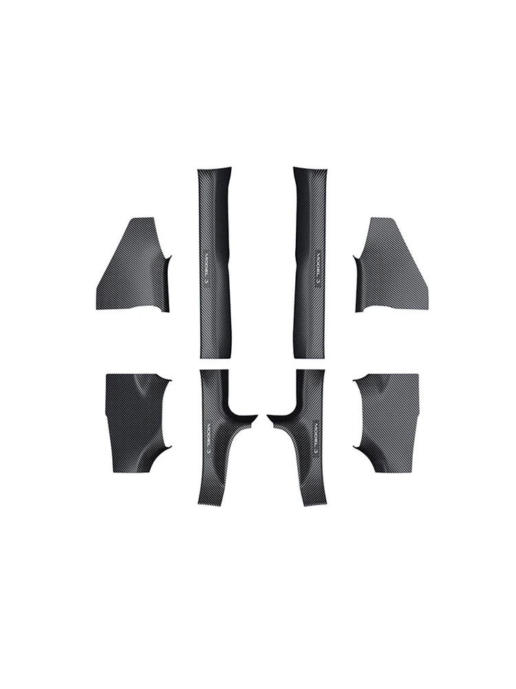 Protection de seuil de porte pour Tesla New Model3 Highland 2025, protection de seuil de porte avant et arrière, bande de seuil, protection anti-coup de pied, coussin imperméable